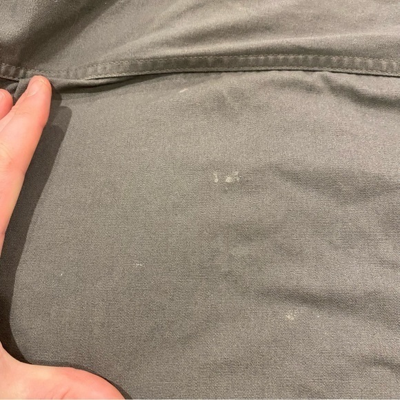 Wolverine Men’s Gray Heavy Fleece Lined Work Jacket Size XL Button Up - Picture 10 of 10